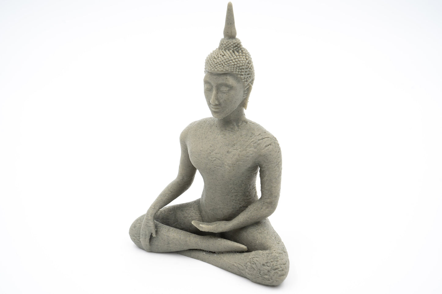 Buddha Statue, Buddha Weathered Rock Statue, 3D Printed