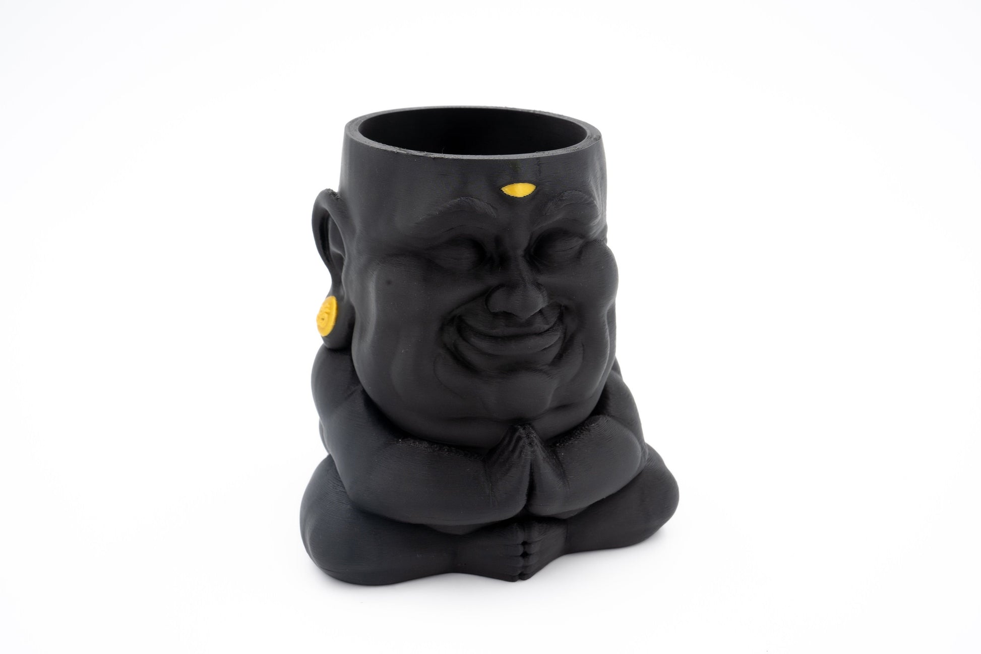 Buddha Planter w/ drainage system, Smiling Buddha Flowerpot for Home & Garden