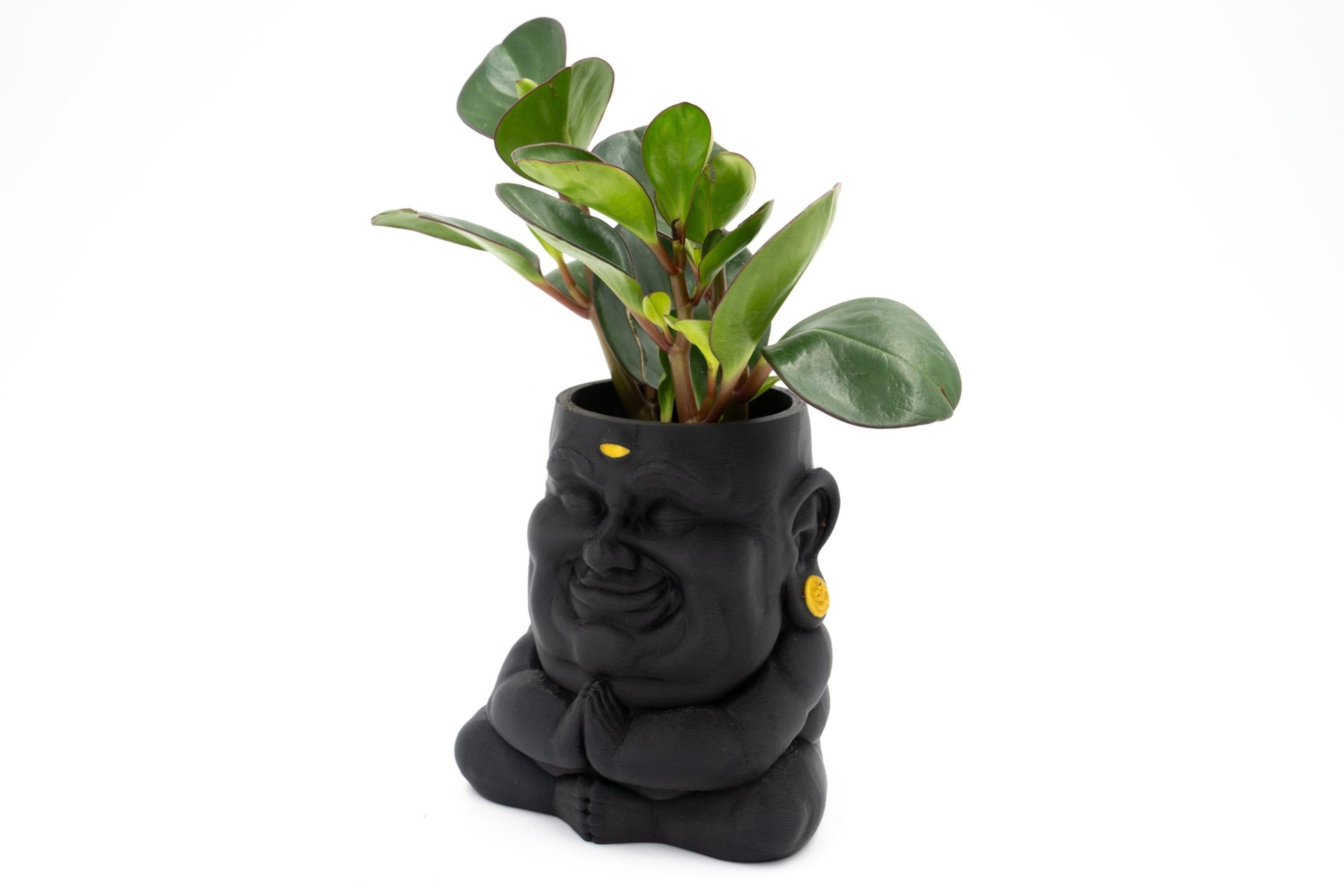 Buddha Planter w/ drainage system, Smiling Buddha Flowerpot for Home & Garden