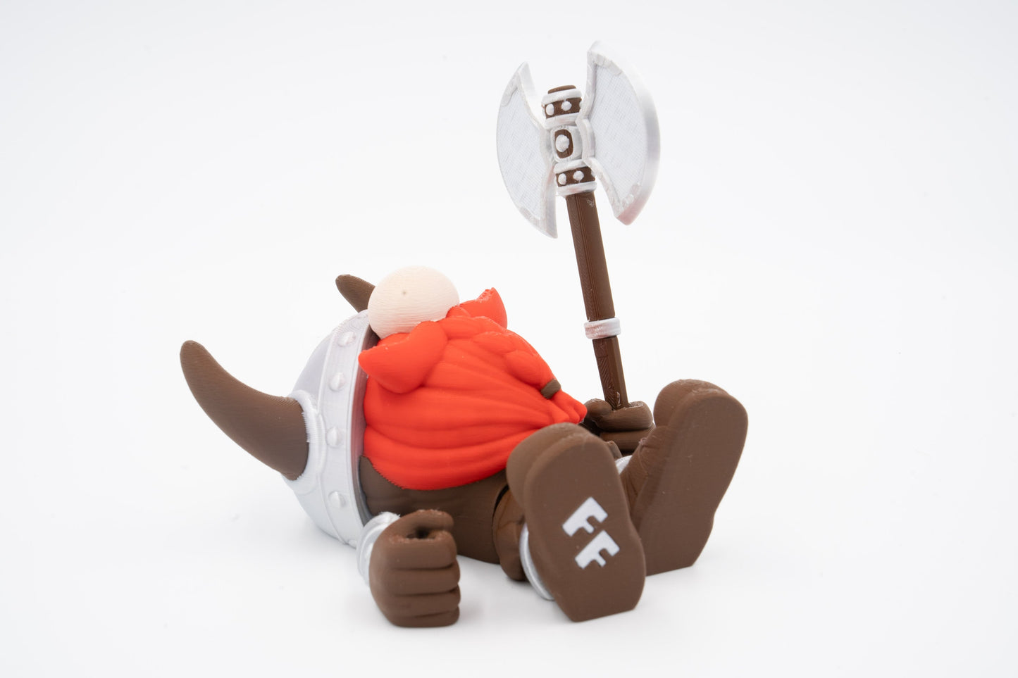 Gnome Dwarf Fidget Toy Figure, Viking Dwarf Articulating Figure, Flexi Factory