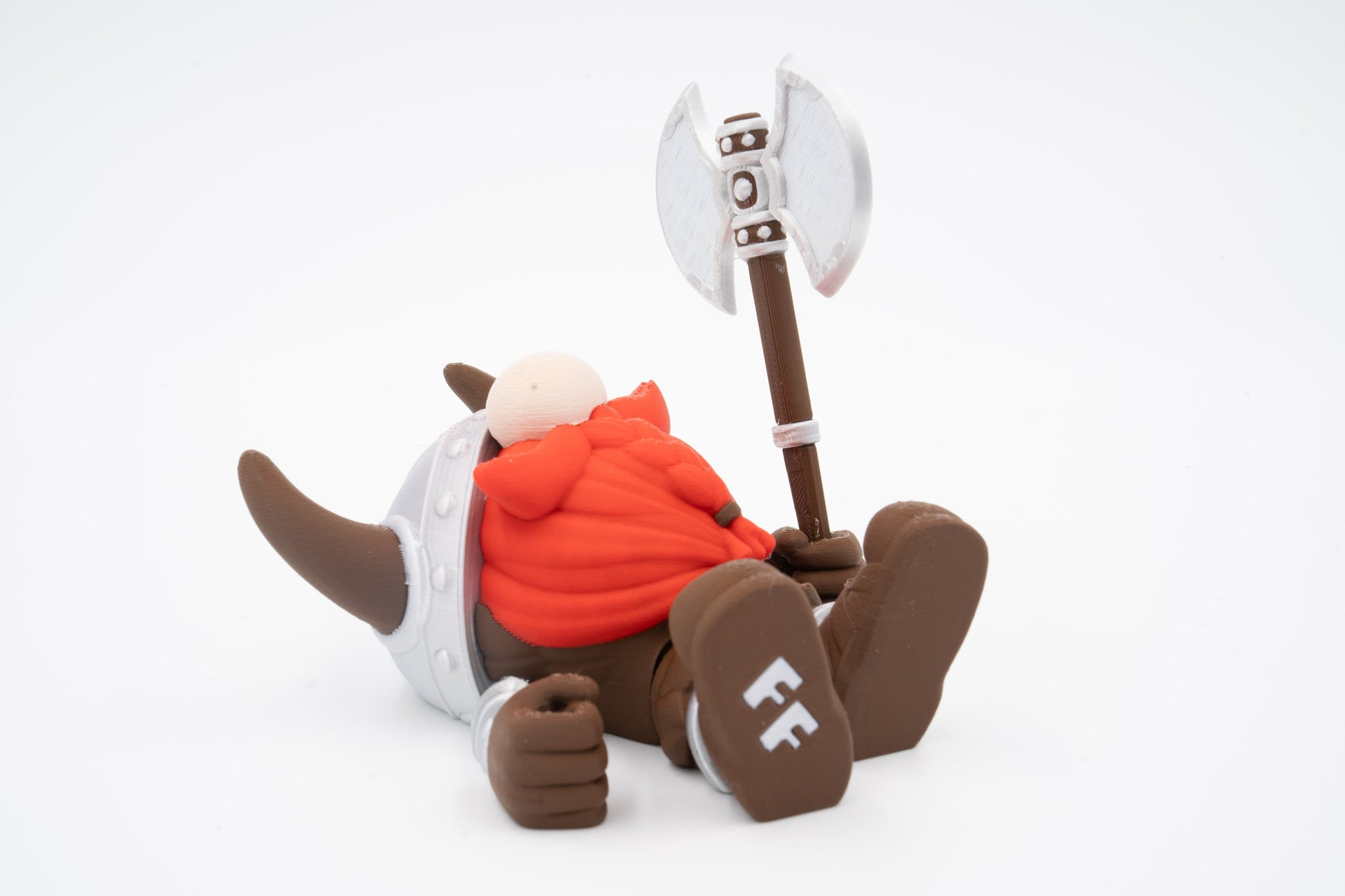 Gnome Dwarf Fidget Toy Figure, Viking Dwarf Articulating Figure, Flexi Factory