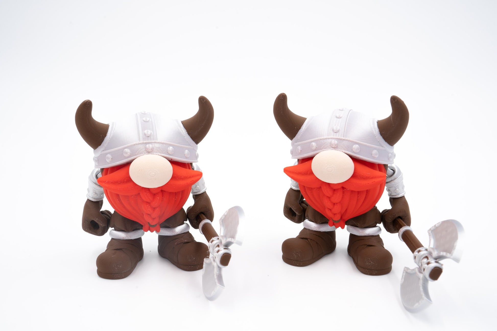Gnome Dwarf Fidget Toy Figure, Viking Dwarf Articulating Figure, Flexi Factory