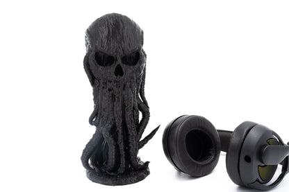 Cthulu Skull Headphones Holder, Perfect Gamer Gift, Skeleton Cthulu Headphones Stand