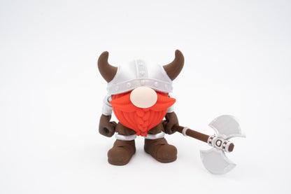 Kid's Party Favor Toy, Fidget Toy, Viking Dwarf Articulating Figure