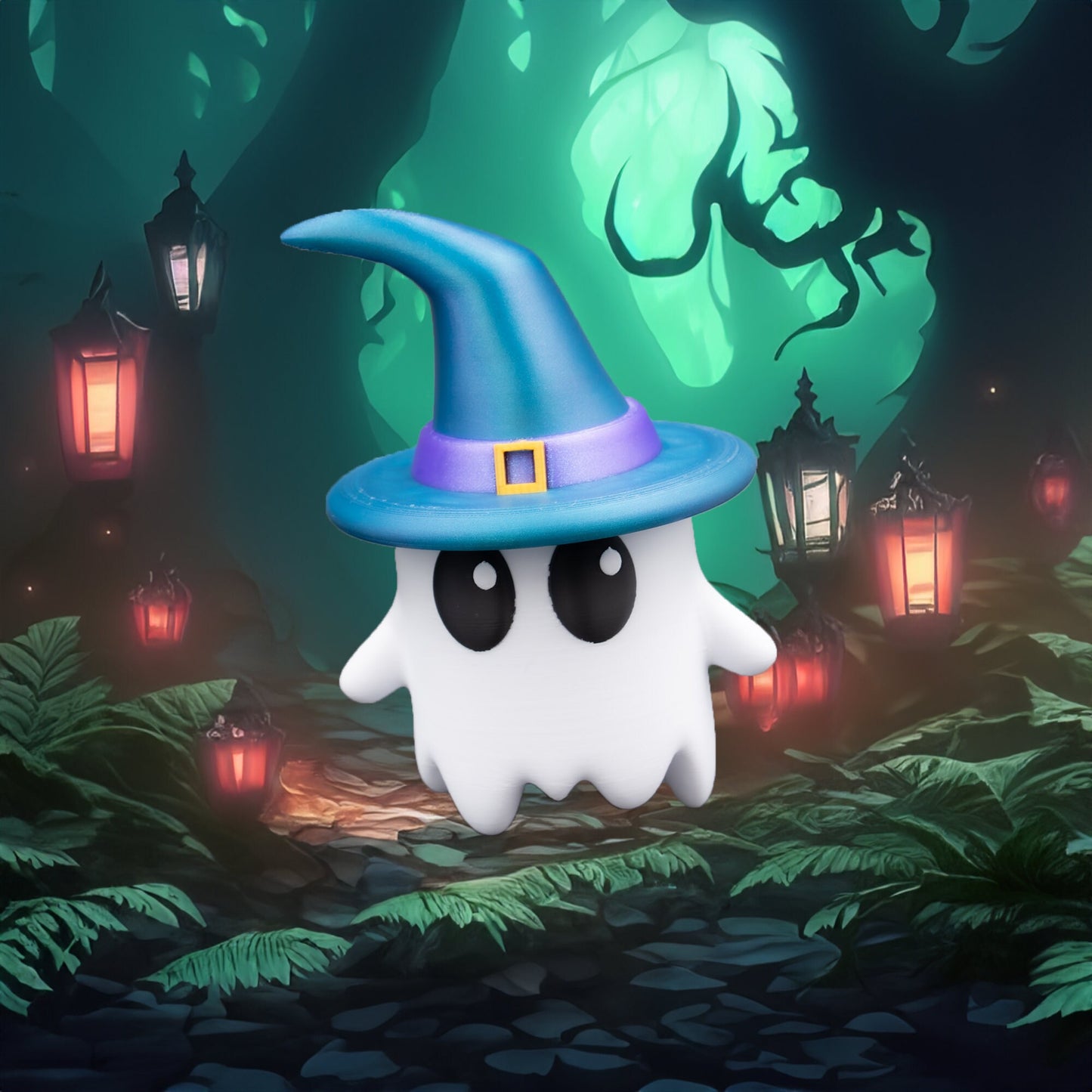 Cute Magical Ghost, Gamer Desk Ghost, Pick your Colors!